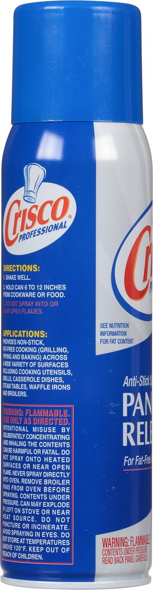 slide 6 of 9, Crisco Professional Pan Release Anti-Stick Spray, Gluten Free, Kosher, 17 oz, 17 oz