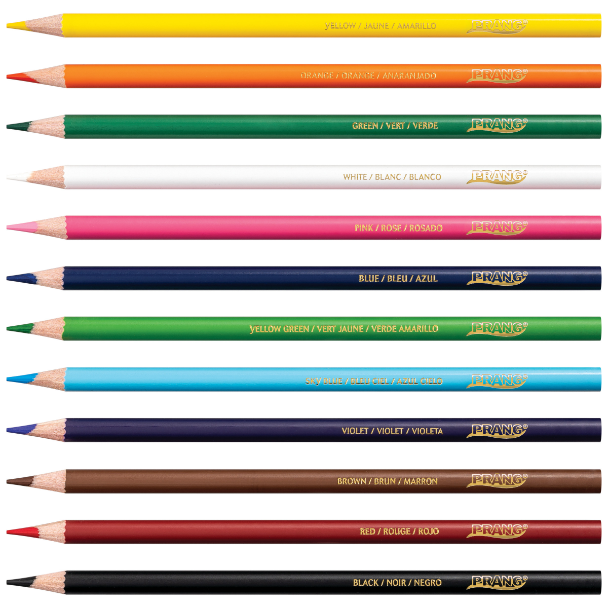 slide 4 of 9, PRANG Colored Pencils 12 ea, 12 ct