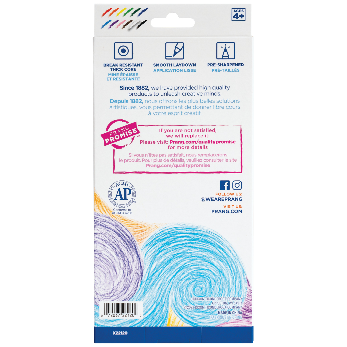 slide 2 of 9, PRANG Colored Pencils 12 ea, 12 ct