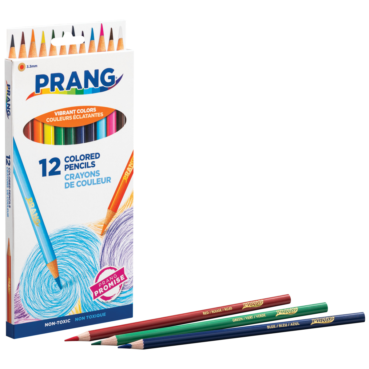 slide 1 of 9, PRANG Colored Pencils 12 ea, 12 ct