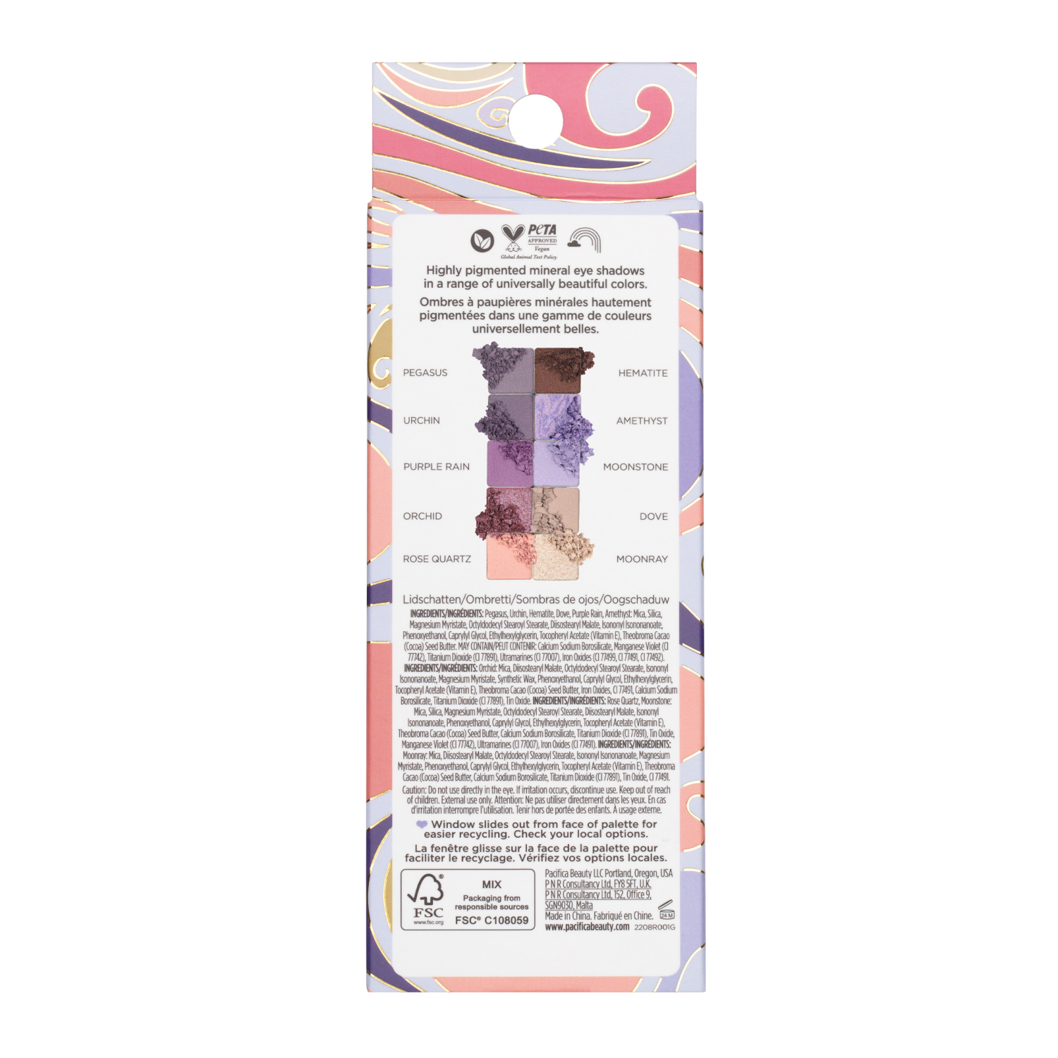 slide 2 of 2, Pacifica Purple Nudes Eyeshadow Palette, 0.24 oz