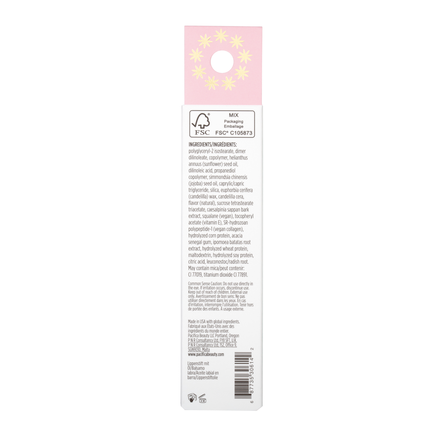 slide 2 of 2, Pacifica Vegan Collagen Complex Lip Balm, 0.5 oz