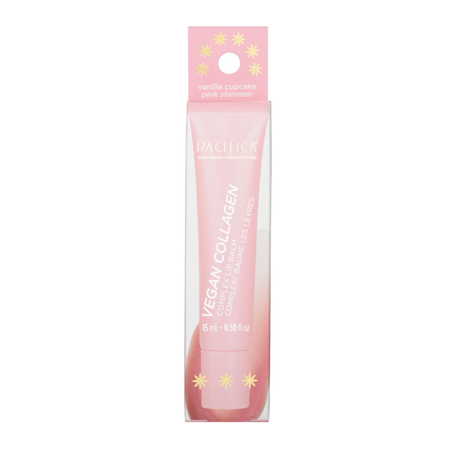 slide 1 of 2, Pacifica Vegan Collagen Complex Lip Balm, 0.5 oz