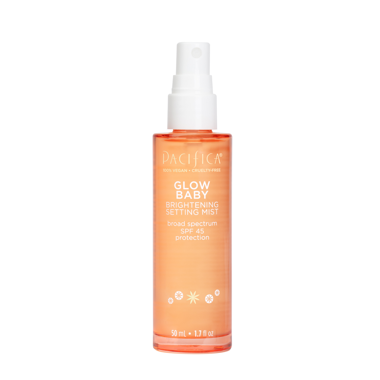 slide 1 of 2, Pacifica Glow Baby Spf 45 Brightening Setting Mist, 5 x 1.7 fl oz
