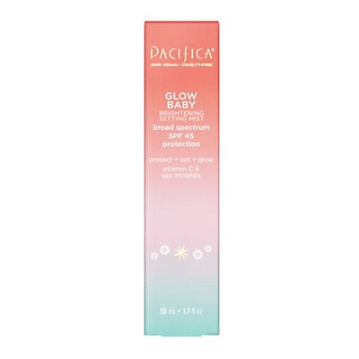slide 1 of 1, Pacifica Glow Baby SPF 45 Set Spray, 1 ct