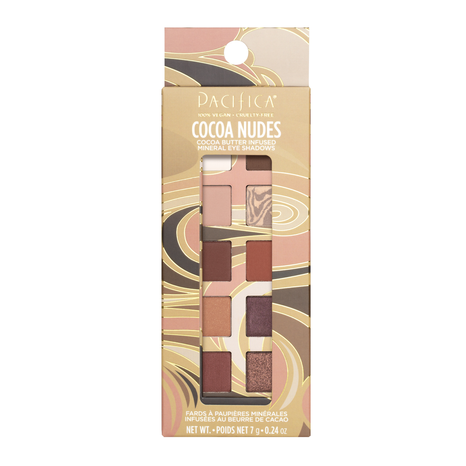 slide 1 of 2, Pacifica Cocoa Nudes Eyeshadow Palette, 0.24 oz