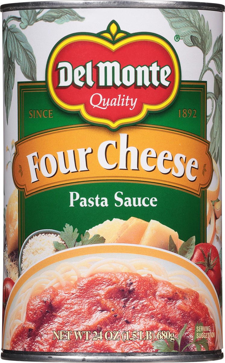 slide 9 of 13, Del Monte Four Cheese Pasta Sauce 24 oz, 24 oz