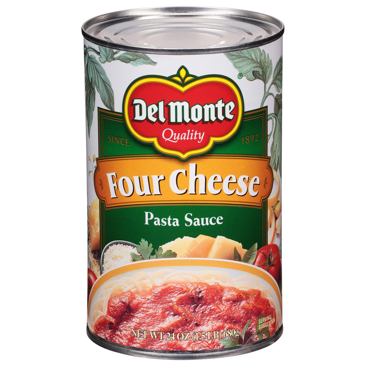 slide 13 of 13, Del Monte Four Cheese Pasta Sauce 24 oz, 24 oz