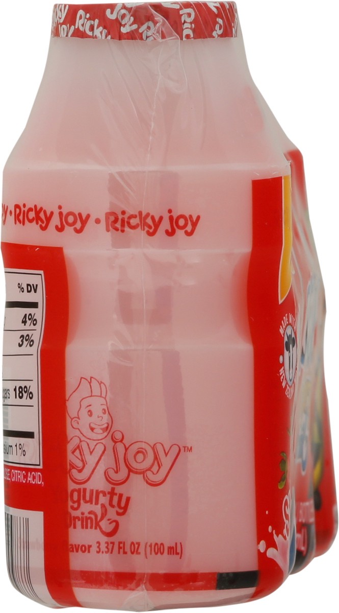 slide 4 of 13, Ricky Joy Yogurty Drink Strawberry Flavor, 4 ct; 13.5 oz