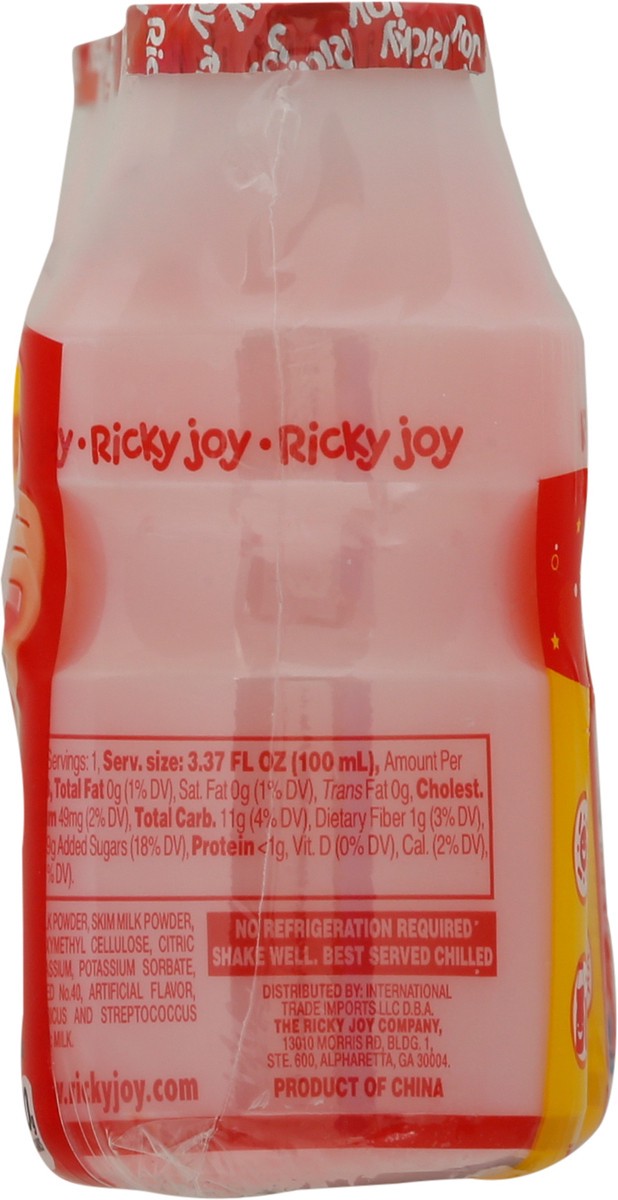 slide 8 of 13, Ricky Joy Yogurty Drink Strawberry Flavor, 4 ct; 13.5 oz