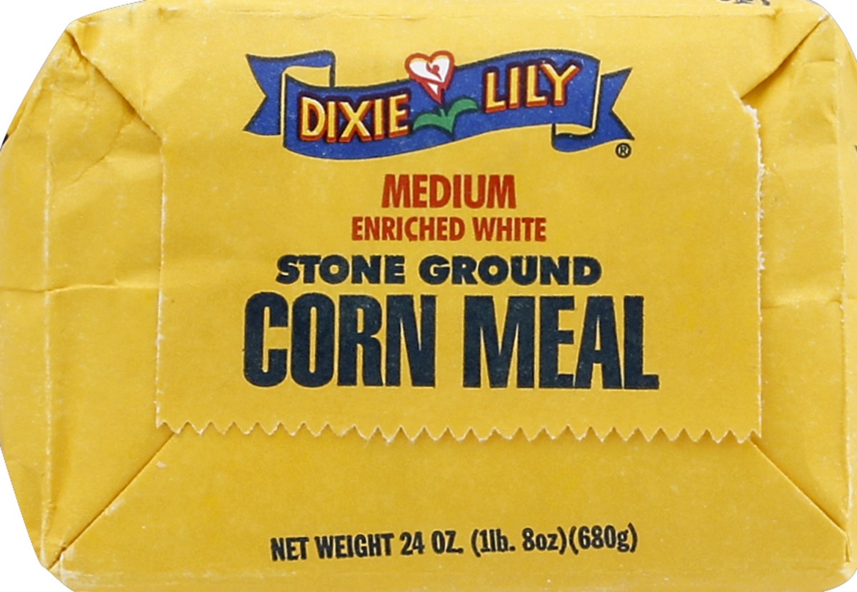 slide 4 of 5, Dixie Lily Corn Meal 24 oz, 24 oz