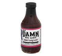 slide 1 of 1, Best Damn Bbq Sauce Sweet Lady Love, 