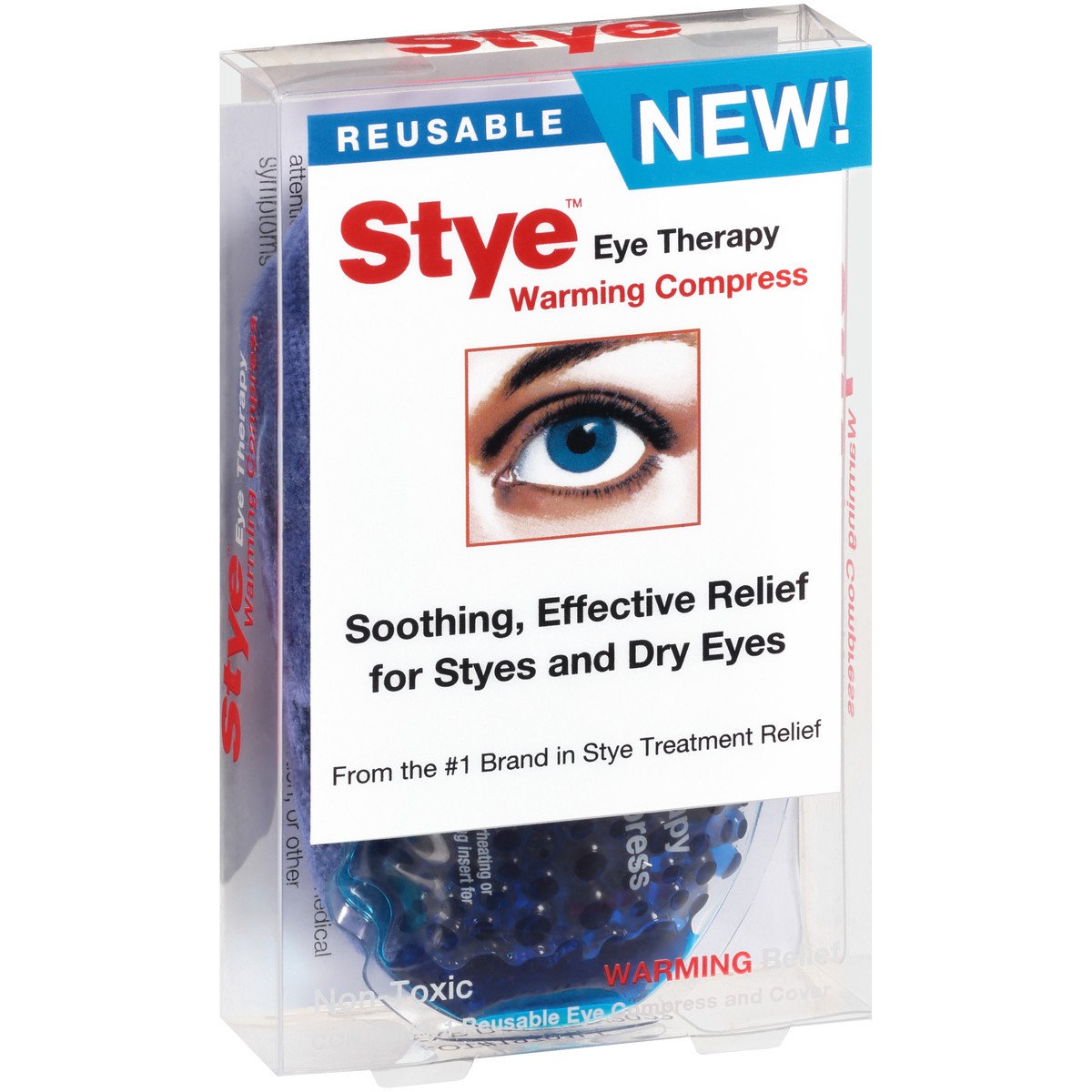 slide 8 of 9, Stye Eye Therapy Reusable Warming Compress, Relief for Styes and Dry Eyes, Reusable, Daily Use As Needed, 1 Count, 1 ct