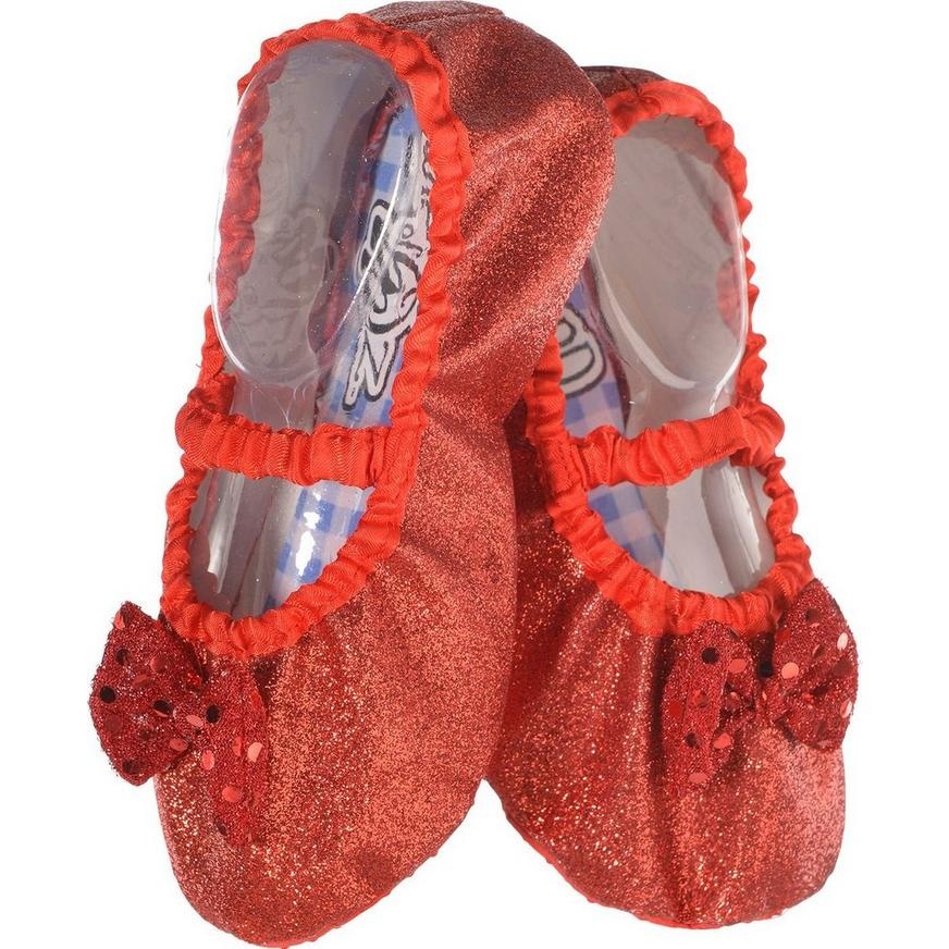 slide 1 of 1, Party City Child Dorothy Slipper Shoes Wizard of Oz, 1 ct