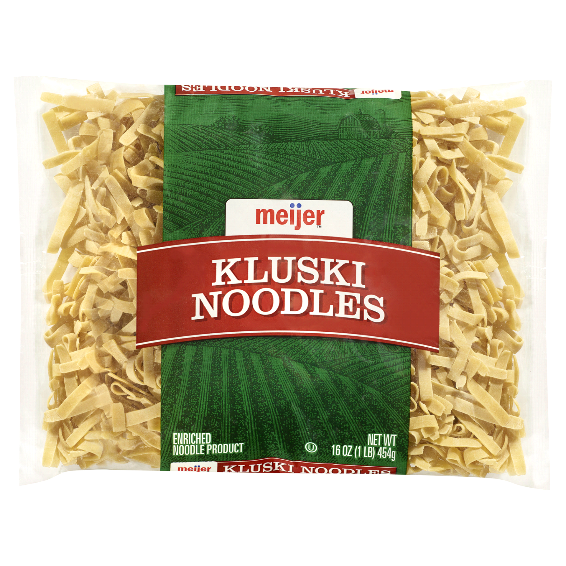 slide 1 of 2, Meijer Kluski Noodles, 16 oz