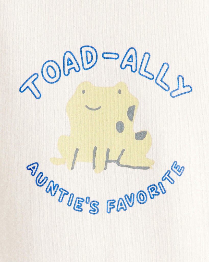 slide 2 of 2, Carter's Baby Boy Aunts Favorite Cotton Long-Sleeve Graphic Bodysuit - Ivory Ivory 18M, 1 ct