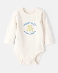 Carter's Baby Boy Aunts Favorite Cotton Long-Sleeve Graphic Bodysuit - Ivory Ivory 18M