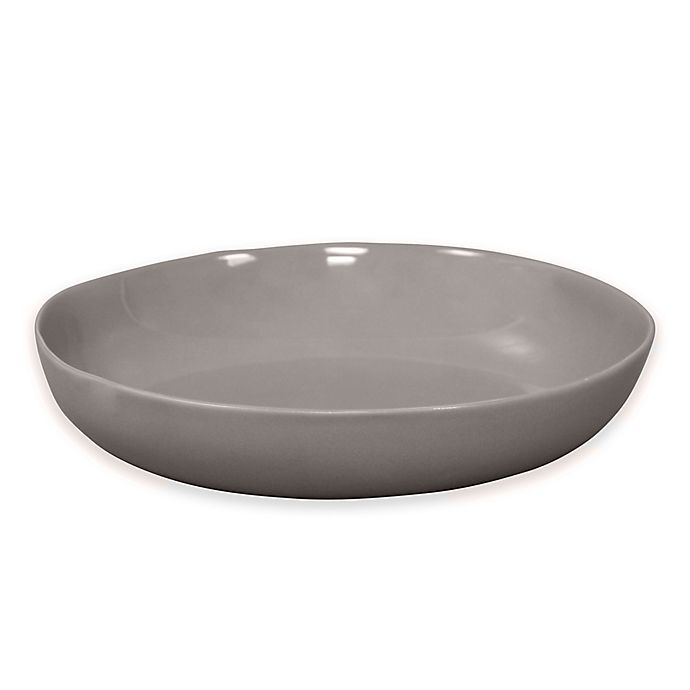 slide 1 of 1, Artisanal Kitchen Supply Curve Dinner Bowl - Grey, 1 ct