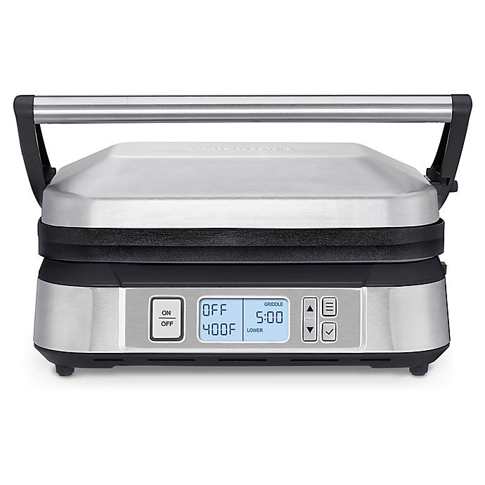 slide 2 of 5, Cuisinart Griddler Stainless Steel Electric Grill/Griddler & Panini Press, 1 ct