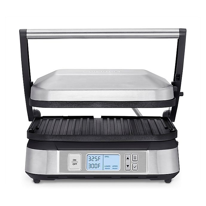 slide 3 of 5, Cuisinart Griddler Stainless Steel Electric Grill/Griddler & Panini Press, 1 ct