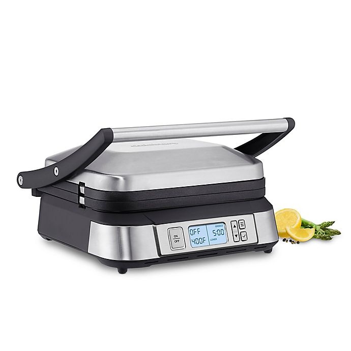 slide 1 of 5, Cuisinart Griddler Stainless Steel Electric Grill/Griddler & Panini Press, 1 ct