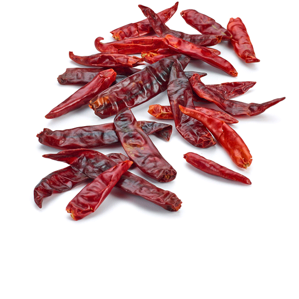 slide 1 of 1, Dried Japones Chile Peppers, 1 oz