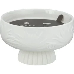 Haven + Key Eucalyptus Aloe Scented Ceramic Bowl Candle