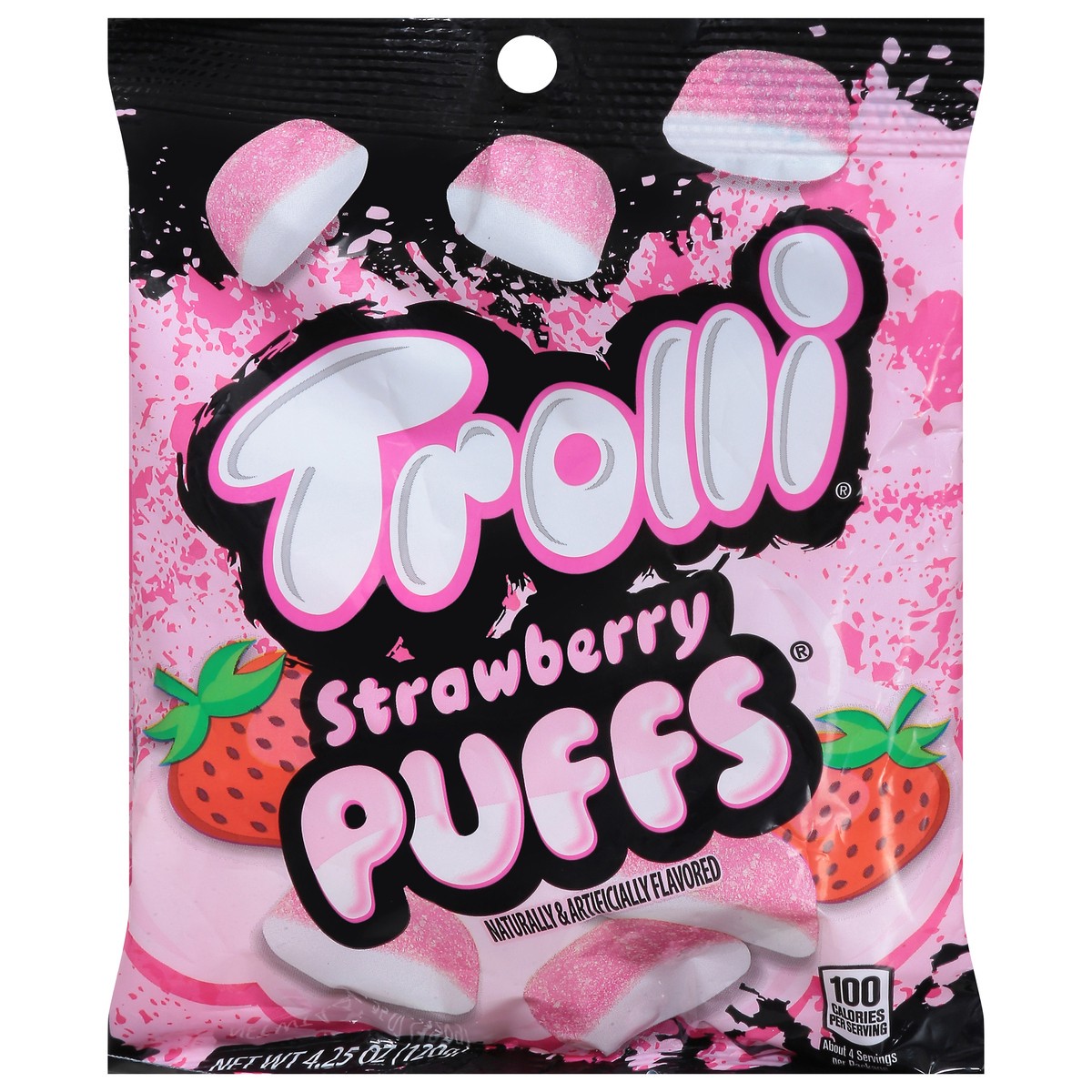 slide 1 of 2, Trolli Strawberry Puffs Candy 4.25 oz, 4.25 oz