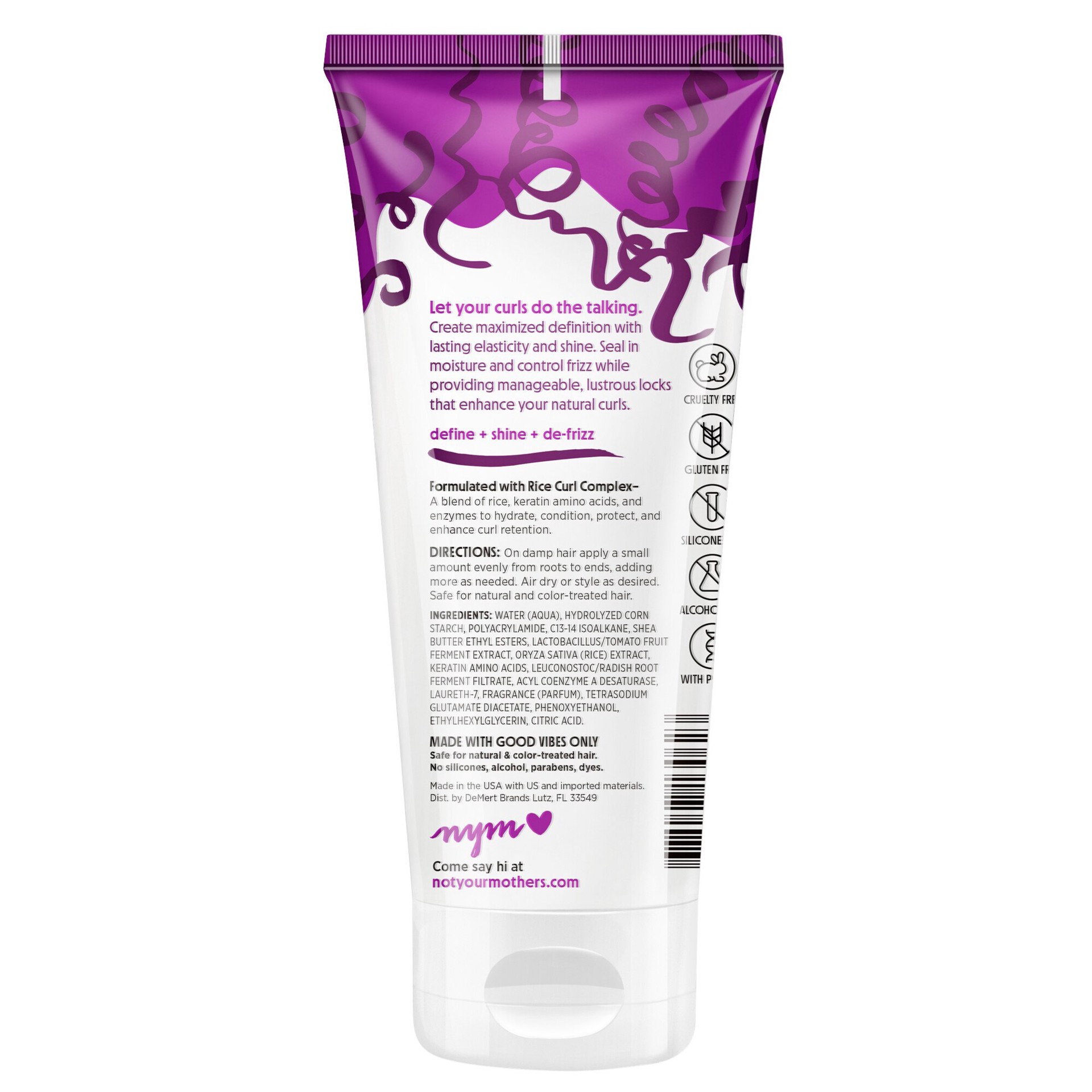 slide 3 of 4, Not Your Mother's Curl Talk Defining Cream 6 fl oz, 6 fl oz