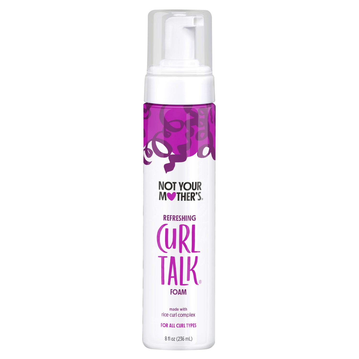 slide 1 of 3, Not Your Mother's Curl Talk Refreshing Foam 8 fl oz, 8 oz