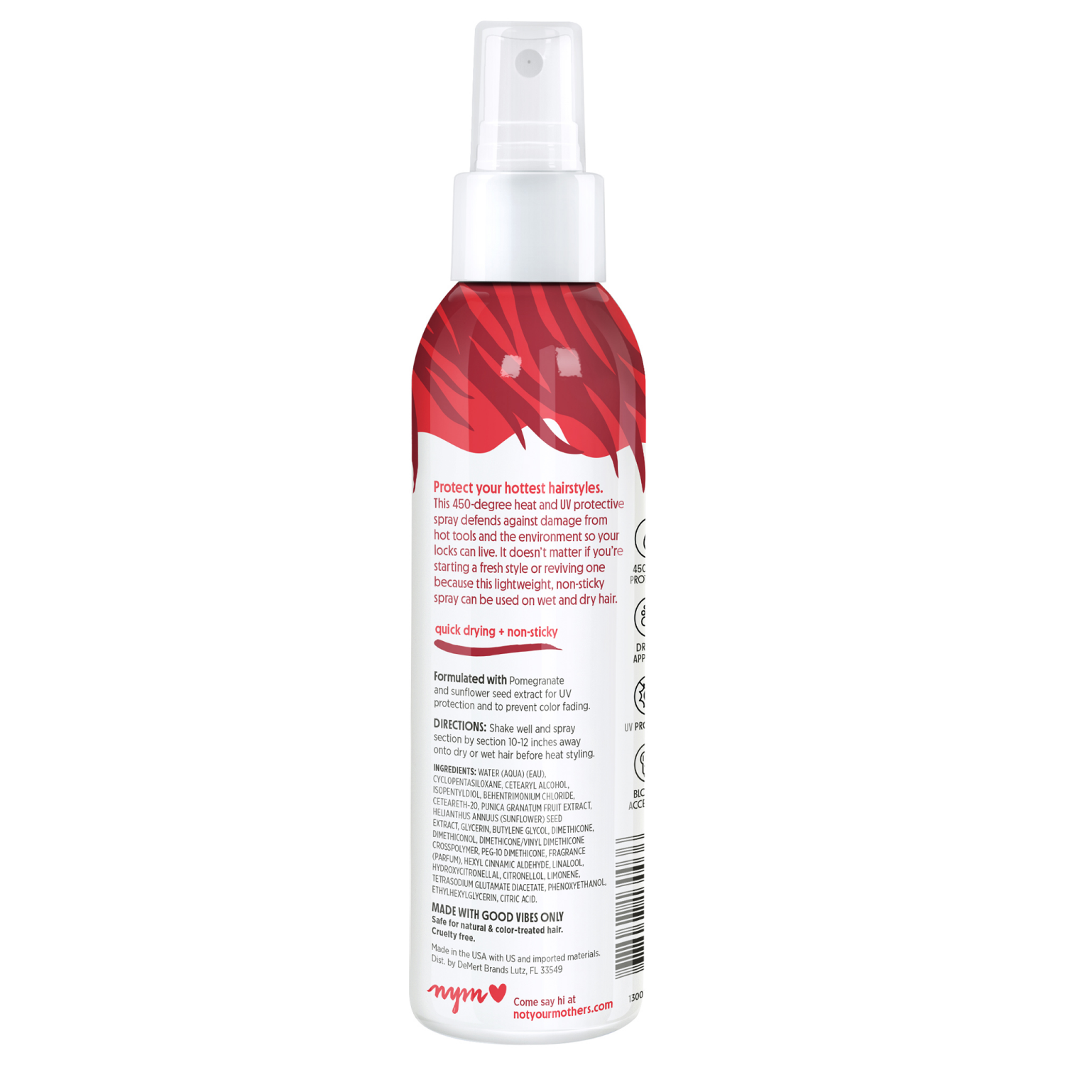 slide 2 of 2, Not Your Mothers Hair Beat The Heat Thermal Protection Spray, 6 oz