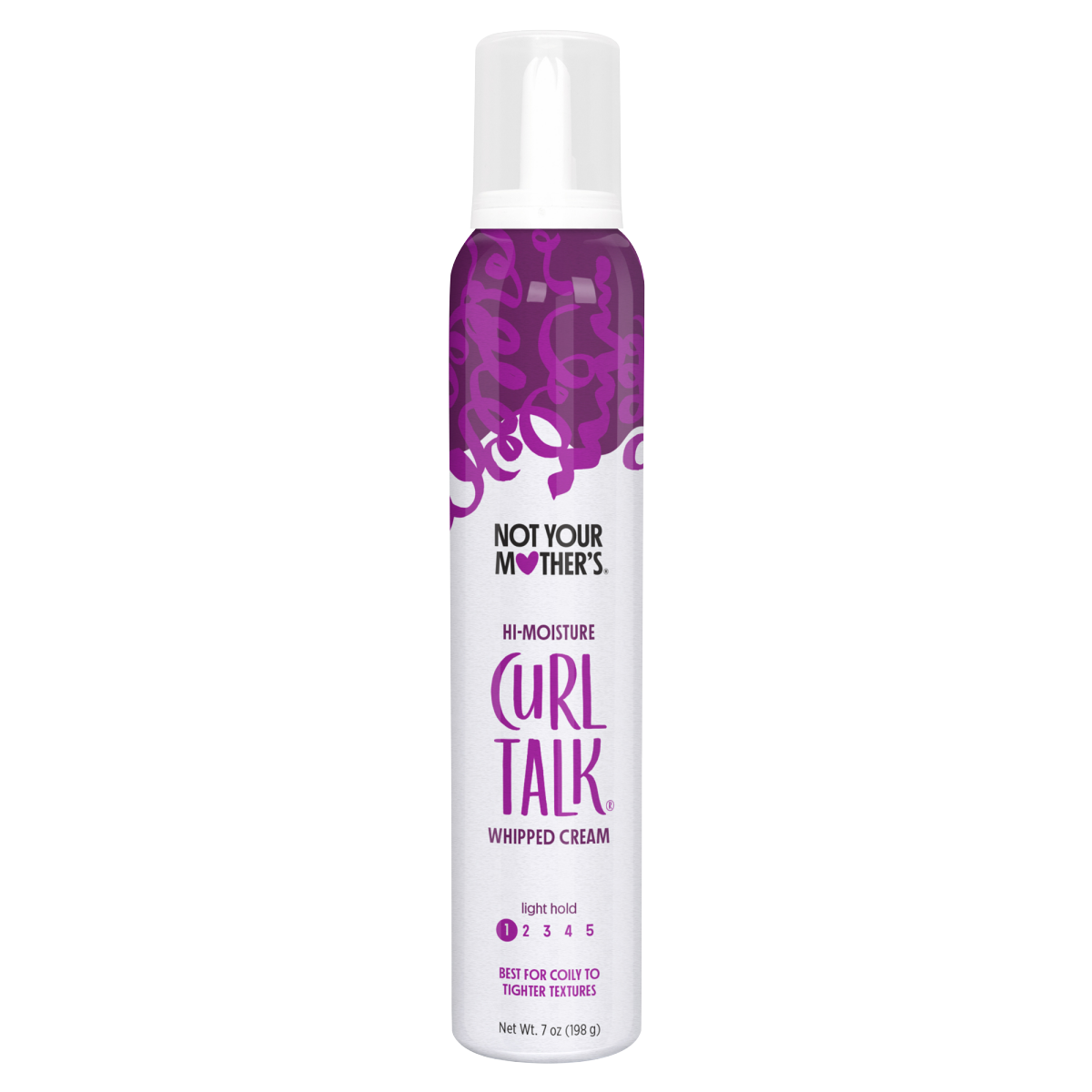 slide 1 of 2, Not Your Mothers Hair Curl Talk Hi-Moisture Whipped Cream, 7 oz