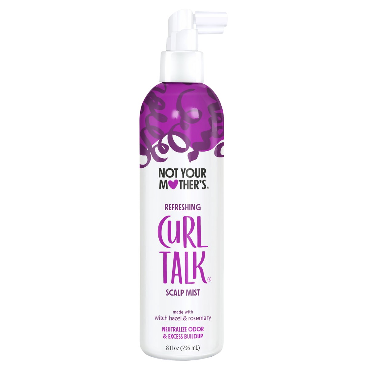 slide 1 of 5, Not Your Mother's Hair Curl Talk Scalp Refreshing Mist, 8 oz