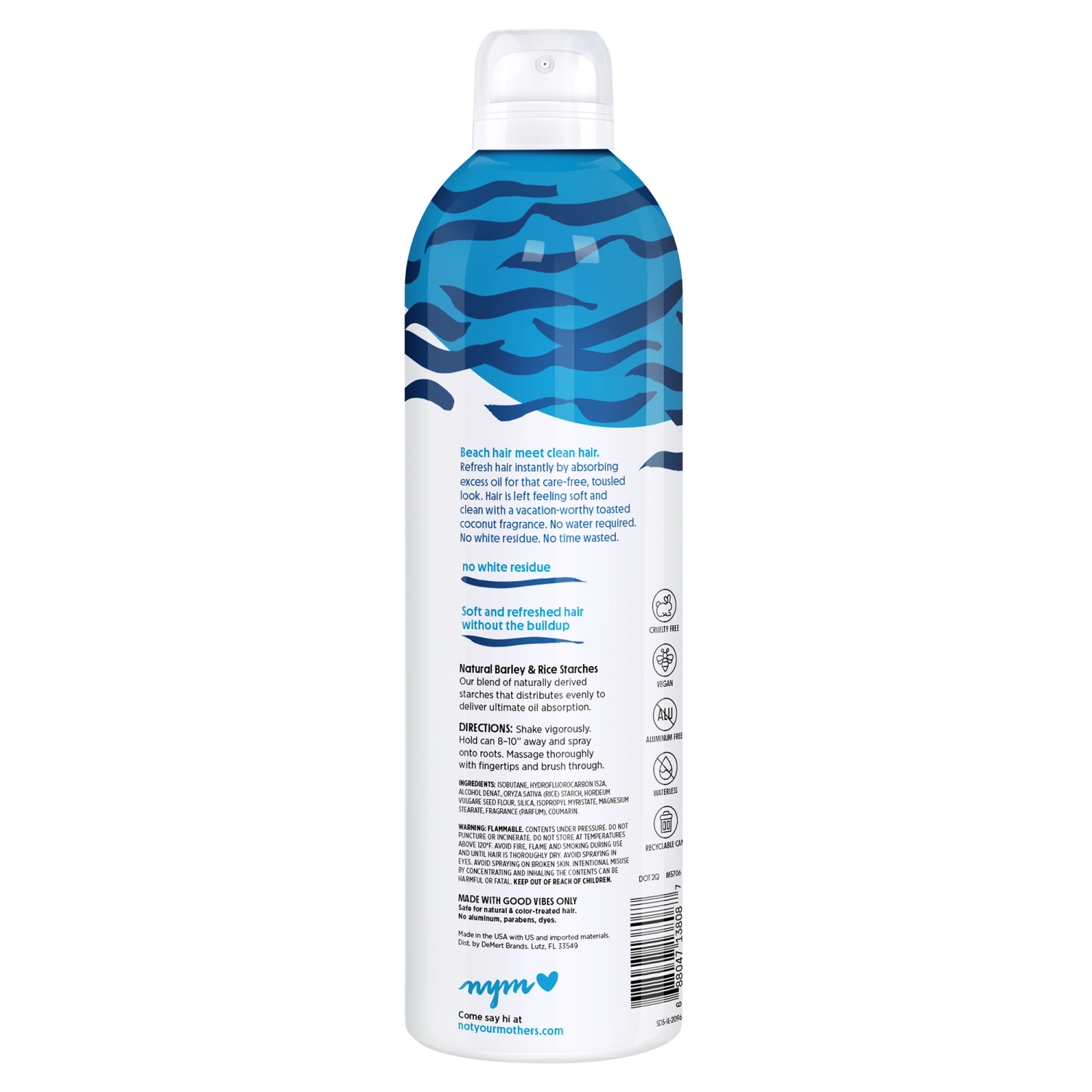 slide 2 of 2, Not Your Mothers Hair Beach Babe Dry Shampoo, 12 oz