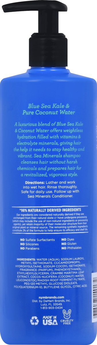 slide 2 of 7, Not Your Mother's Blue Sea Kale & Pure Coconut Water Shampoo, 16 oz