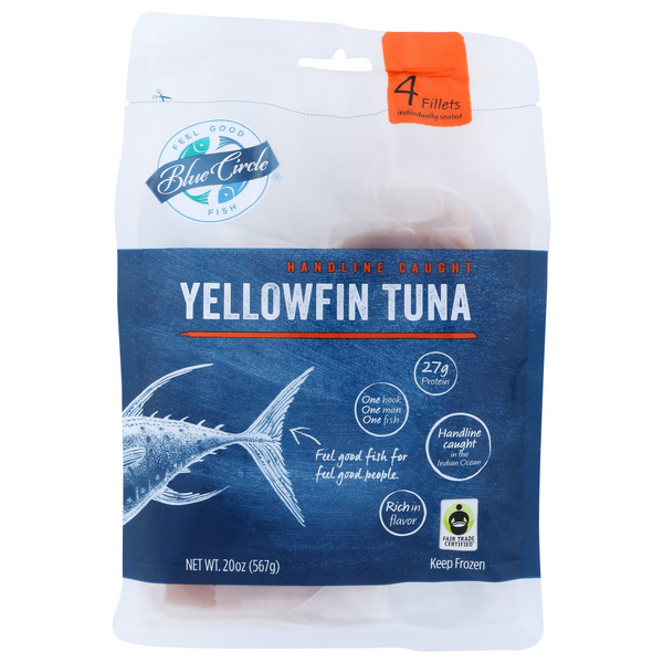 slide 1 of 1, Blue Circle Yellowfin Tuna, 20 oz