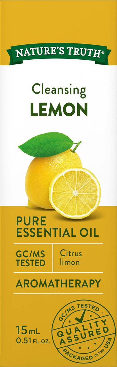 slide 7 of 7, Nature's Truth Cleansing Lemon Pure Essential Oil 0.51 fl oz, 0.51 fl oz