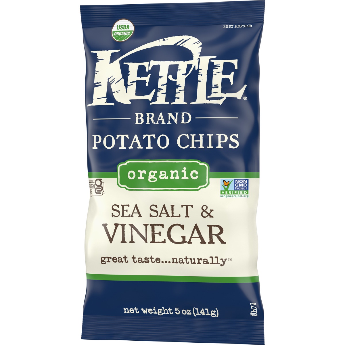 slide 3 of 11, Kettle Brand Sea Salt & Vinegar Potato Chips, 5 oz