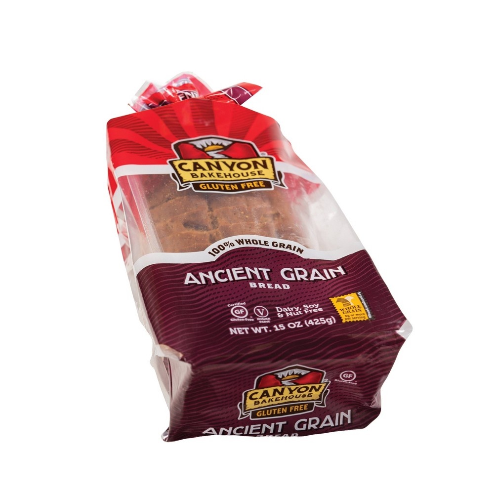 slide 2 of 2, Canyon Bakehouse Ancient Grain Gluten Free Bread, 100% Whole Grain Sandwich Bread, Fresh, 15 oz, 15 oz