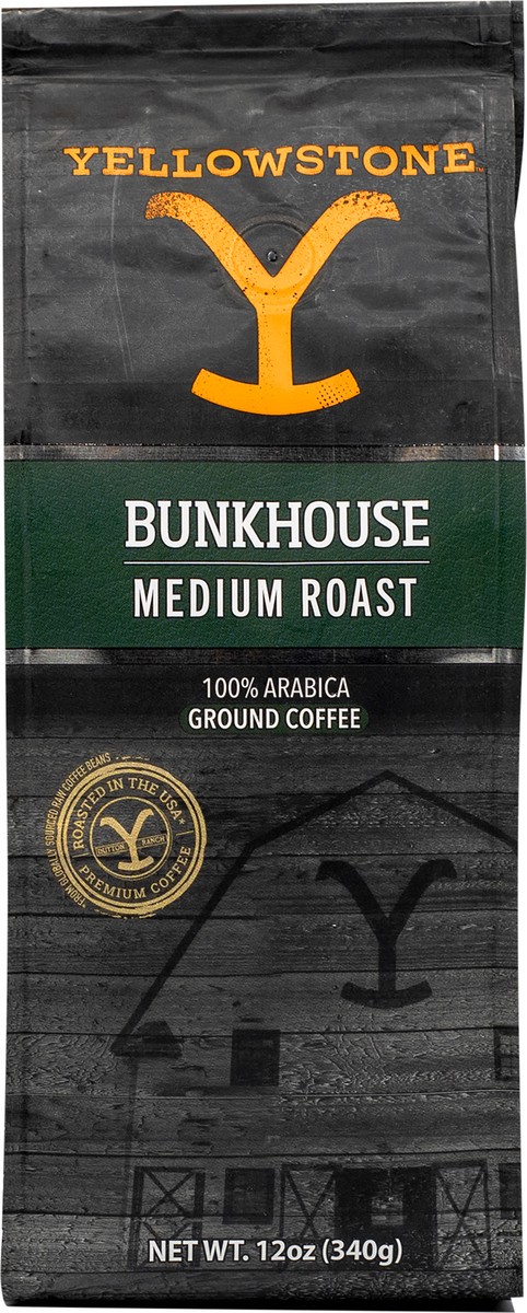 slide 5 of 5, YELLOWSTONE Bunk House Medium Roast, 12 oz