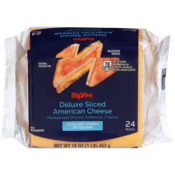Hy-vee American Pasteurized Process Deluxe Sliced Cheese