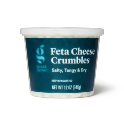 Feta Cheese Crumbles - 12oz - Good & Gather