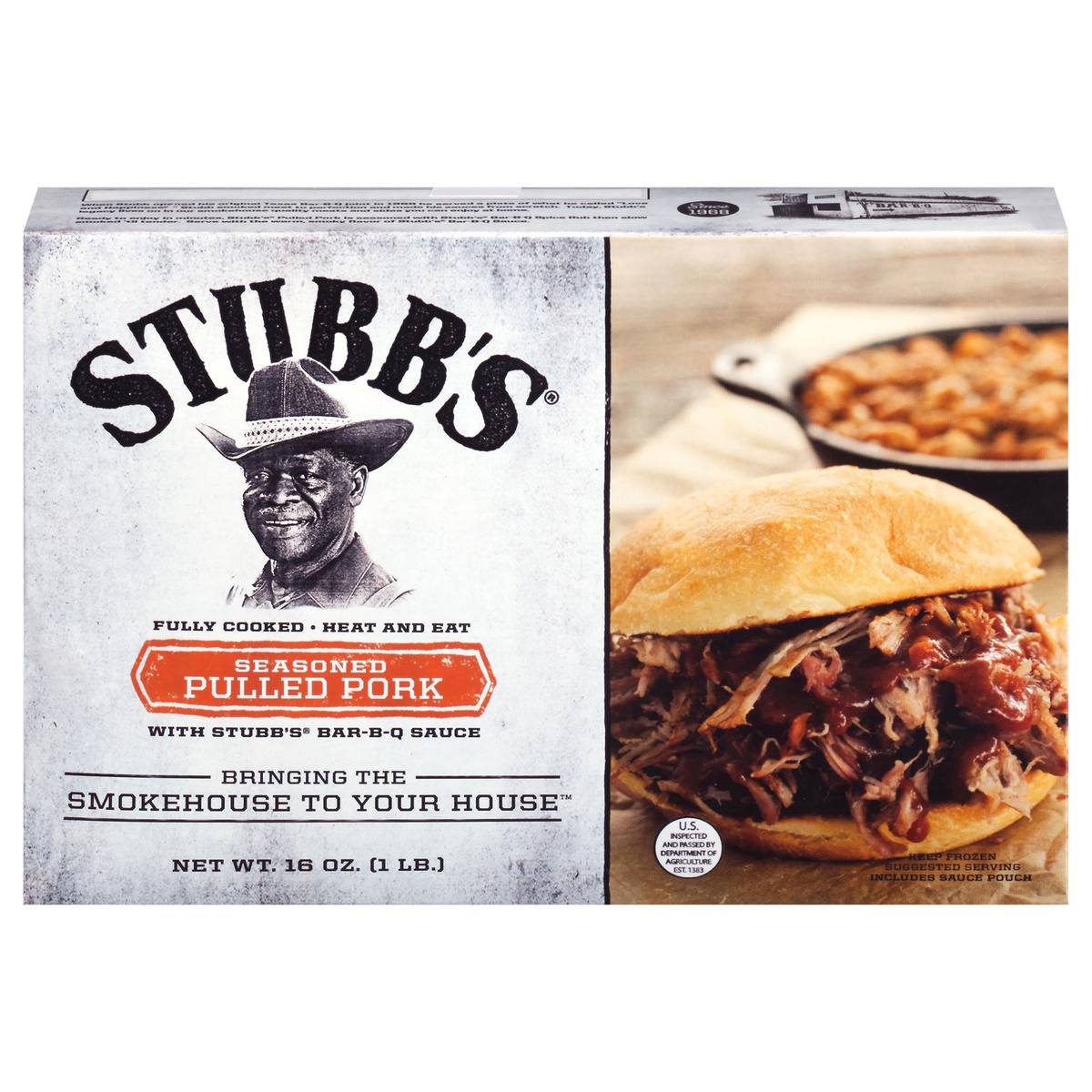 slide 1 of 8, Stubb's Seasoned Pulled Pork, 16 oz