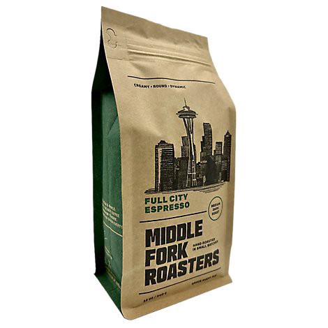 slide 1 of 1, Middle Fork Full City Espresso Whl Bean- 12 oz, 12 oz