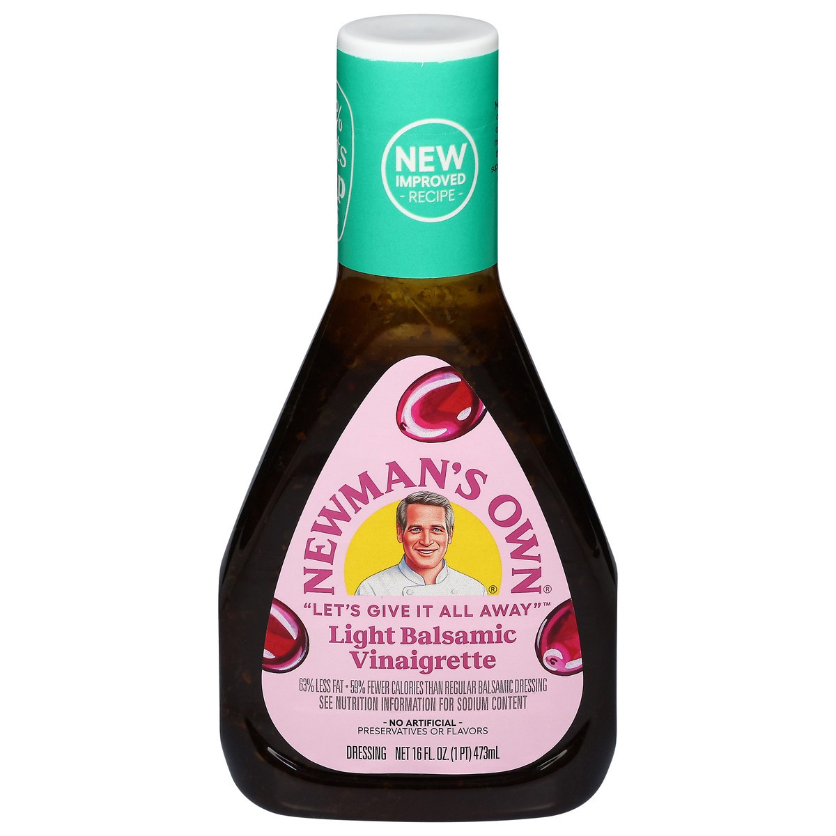 slide 1 of 9, Newman's Own Light Balsamic Vinaigrette Dressing 16 fl oz, 16 fl oz