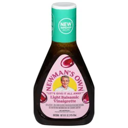 Newman's Own Light Balsamic Vinaigrette Dressing 16 fl oz
