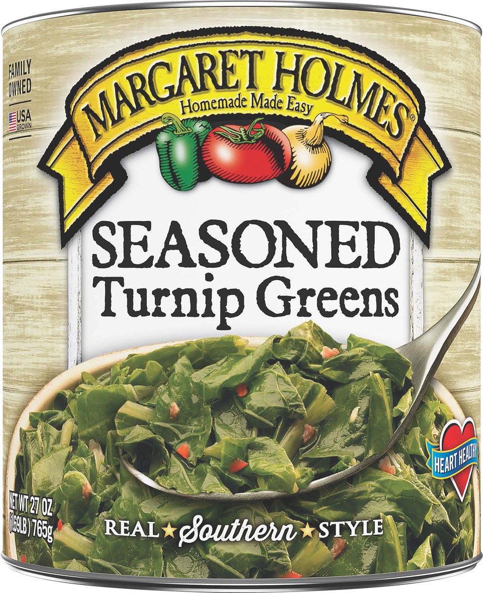 slide 4 of 5, Margaret Holmes Turnip Greens, 27 oz