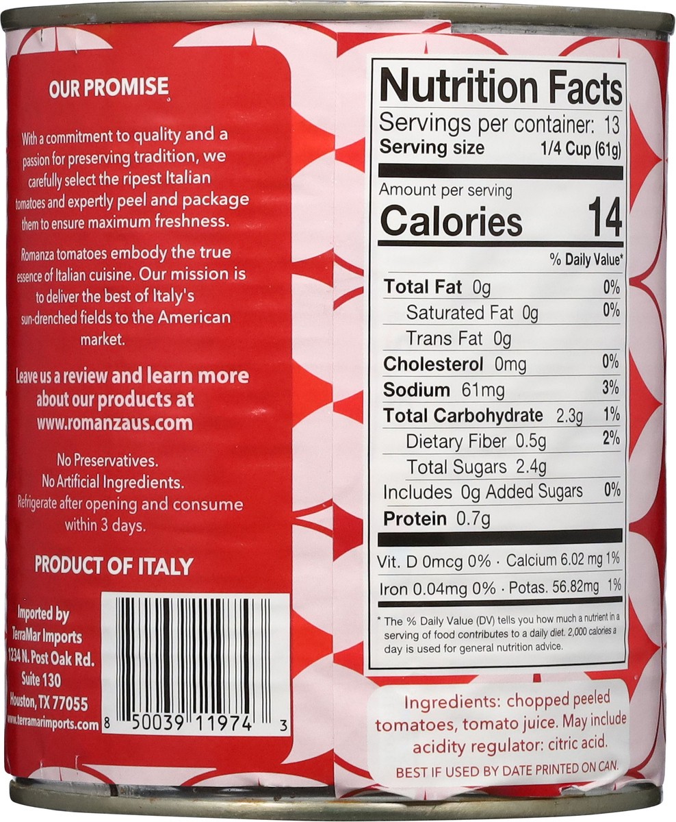 slide 3 of 15, Romanza Crushed Italian Tomatoes 28.2 oz, 28.2 oz