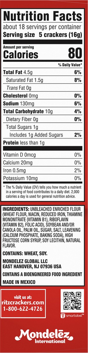 slide 2 of 9, RITZ Original Crackers, 10.3 oz, 10.3 oz