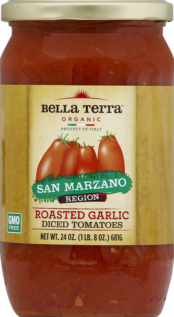 slide 2 of 2, Bella Terra Organic Tomato Roasted Garlic, 24 oz